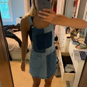PacSun Two Toned Denim Overalls